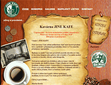 Tablet Screenshot of jinekafe.cz